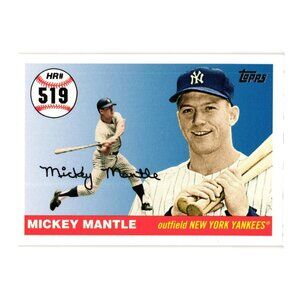 2008 Topps #MHR519 Mickey Mantle New York Yankees